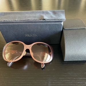 Prada pink gradient sunglasses spr 150